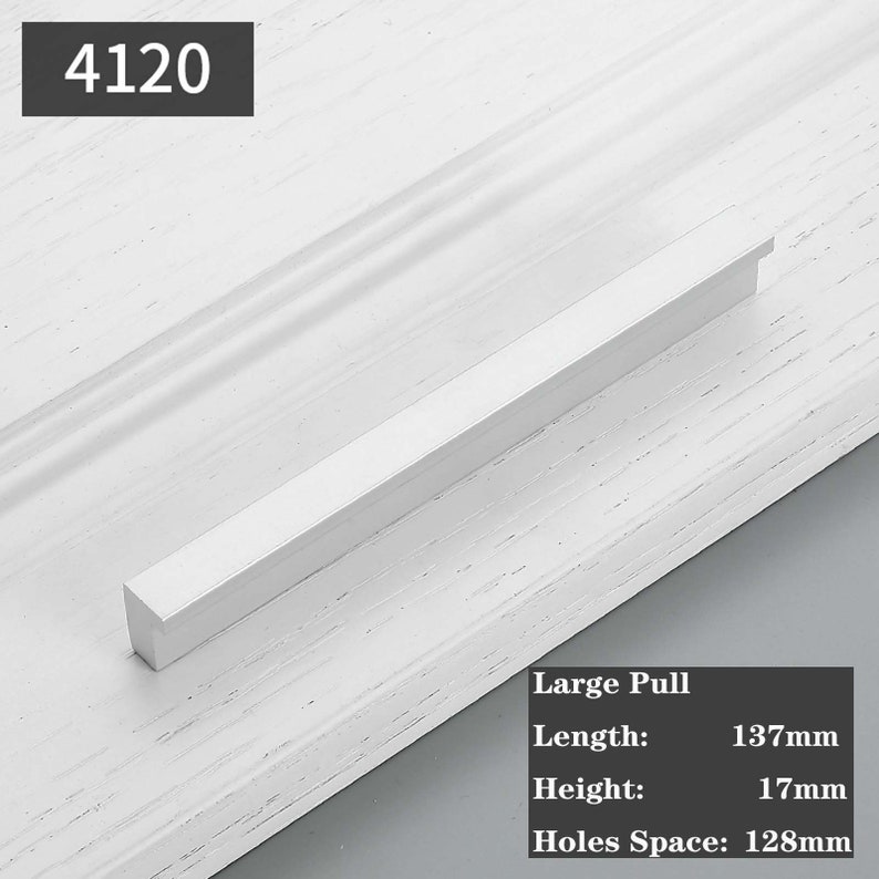 Modern Minimalist Wardrobe Door Handle Nordic Strip Etsy