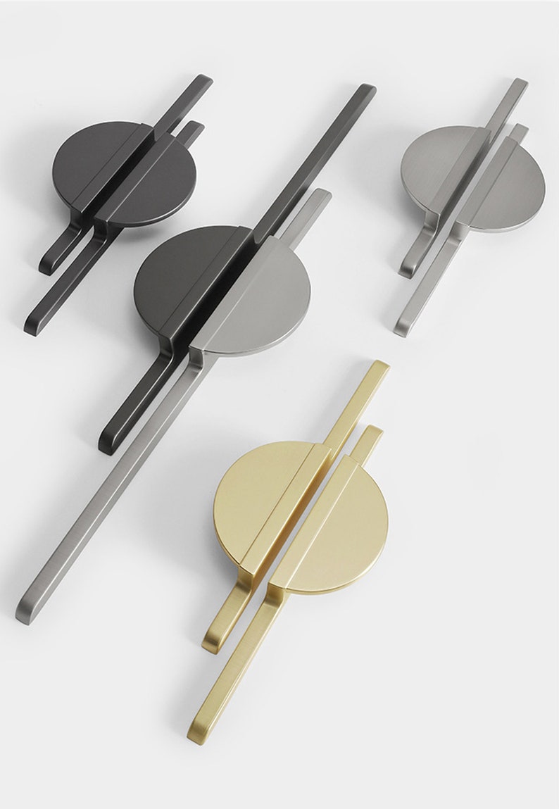 New Modern Minimalist Cabinet Door Handle Golden Bathroom - Etsy