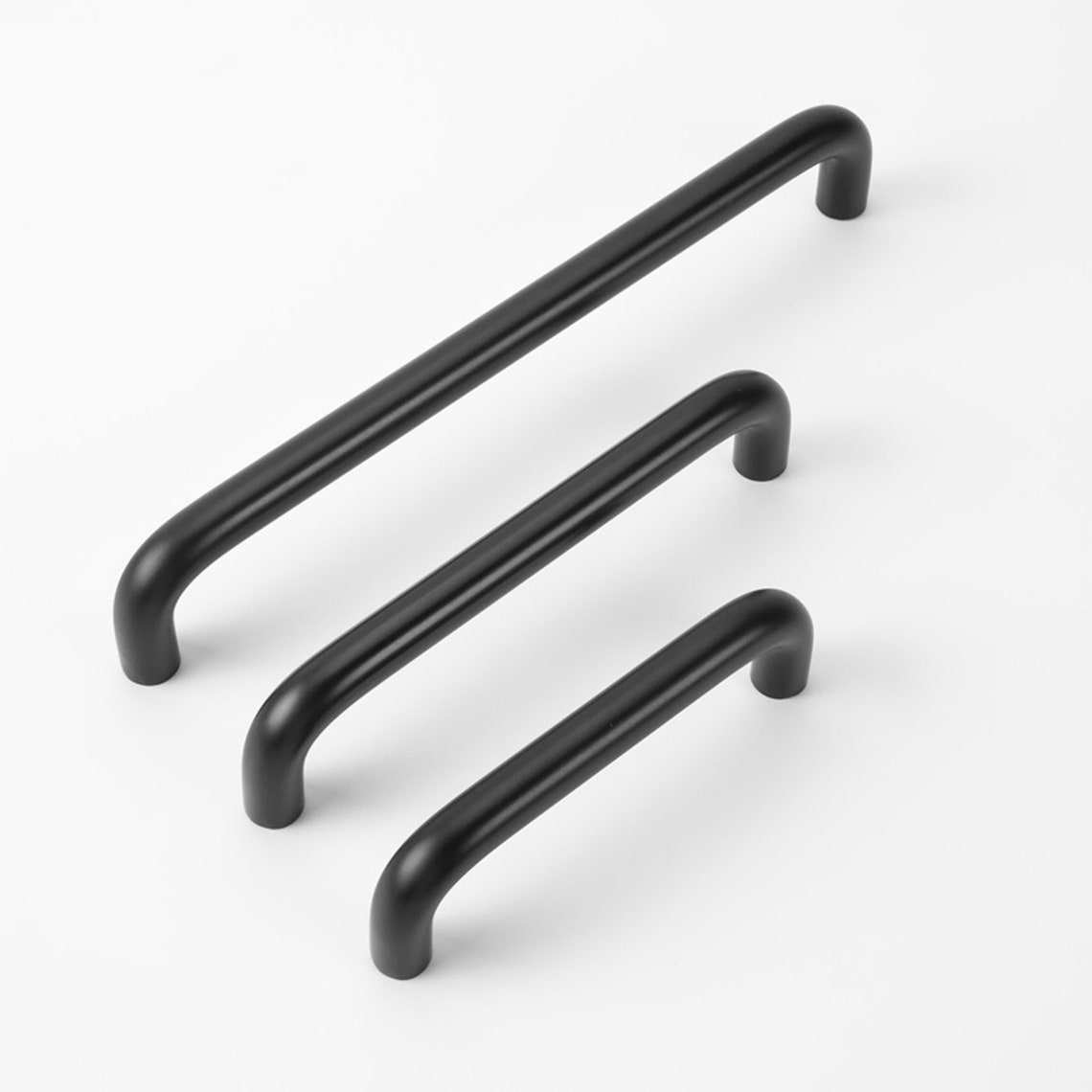 Modern Simple Black Wardrobe Door Handle Black Handle Etsy