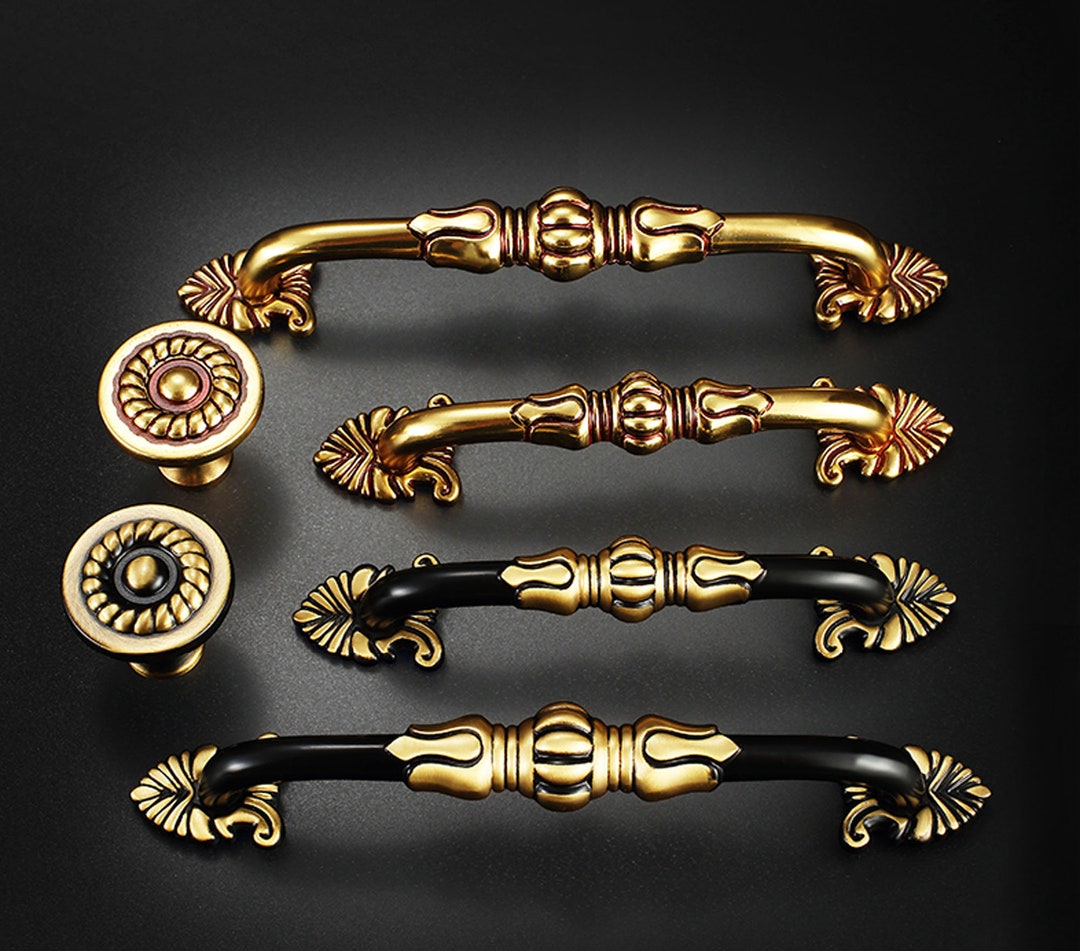 Chinesestyle Door Handle Pure Copper Drawer