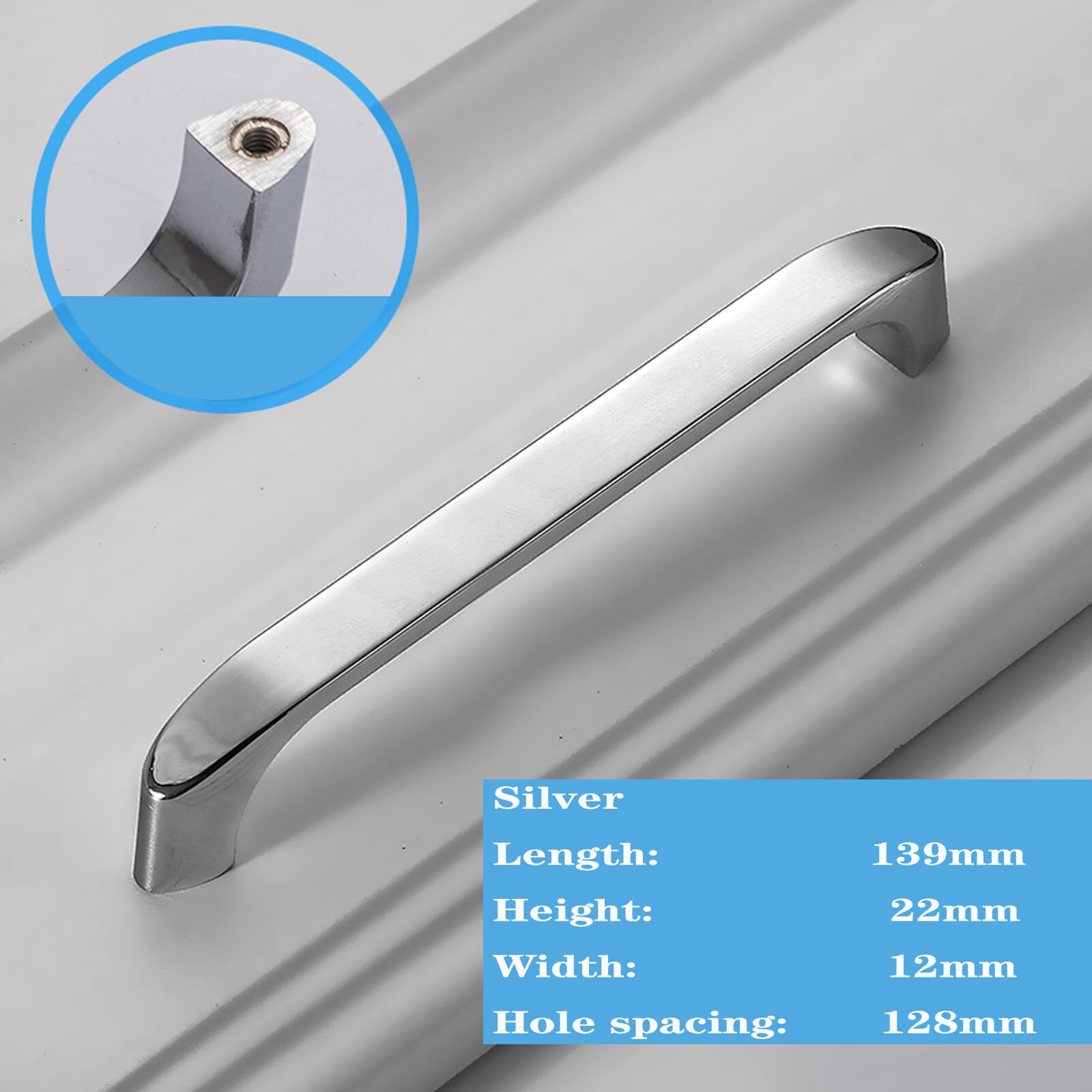 Modern simple bright wardrobe door handle Nordic furniture Etsy