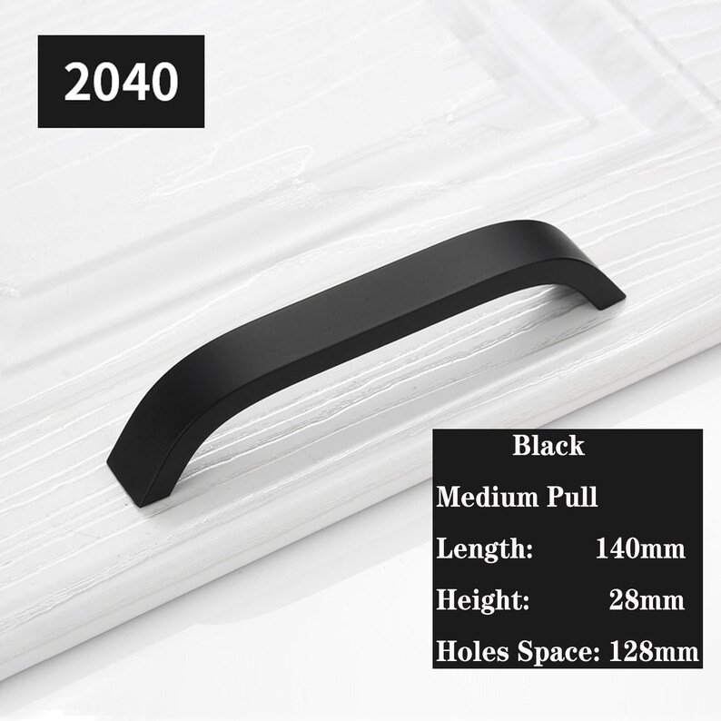 Modern Simple Drawer Wardrobe Door Handles Aluminum Alloy Etsy