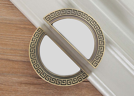 Chinese Classical Cabinet Drug Cabinet Door Handle Ancient Copper Ancient Cabinet Drawer Cabinet Wine Cabinet Pull Ring R575