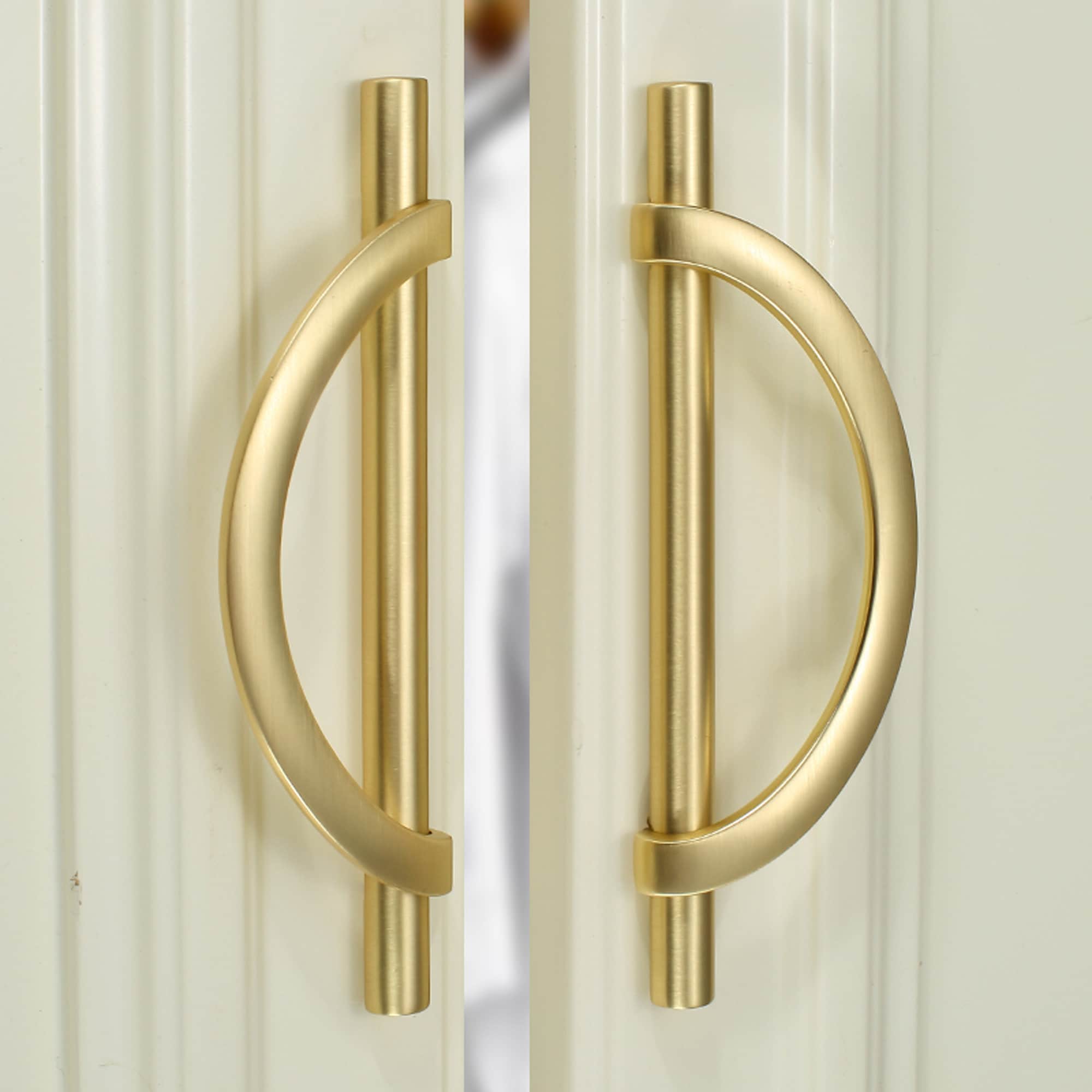 Golden Wardrobe Door Handle Light Luxury Modern Minimalist Etsy