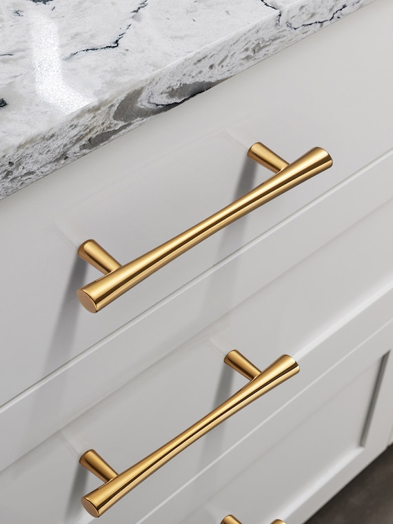 Cabinet Handles Golden Wardrobe Drawer Handles Modern Simple