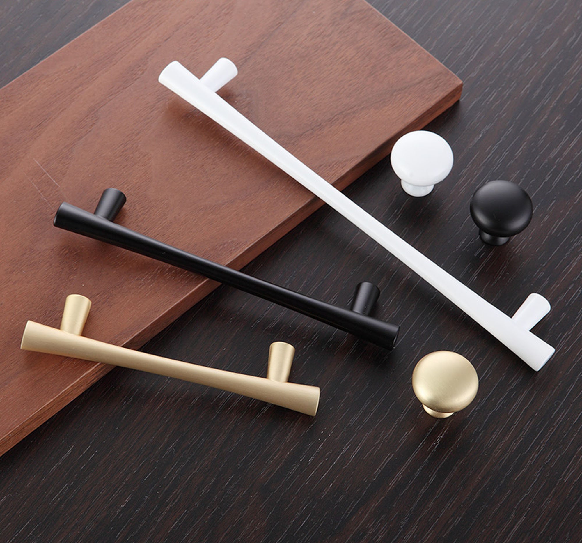 Cabinet door handle Modern simple cabinet cabinet drawer white | Etsy