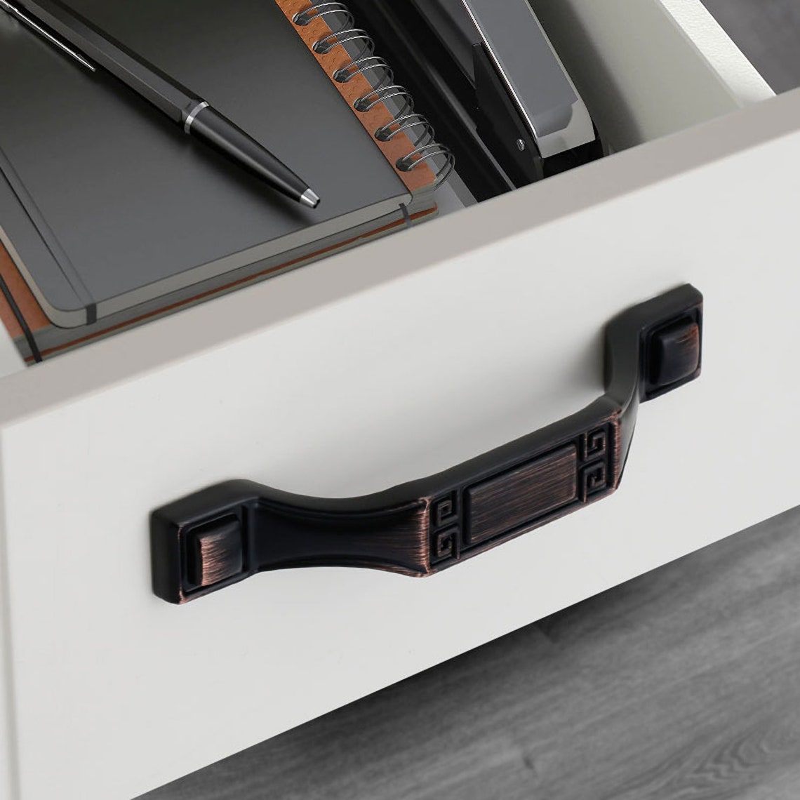 Retro Chinese Handle Handle Drawer Simple Etsy