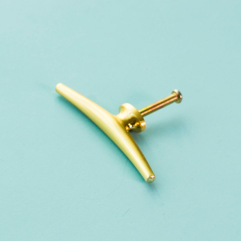 Golden Nordic Wardrobe Door Handles Modern Simple Etsy