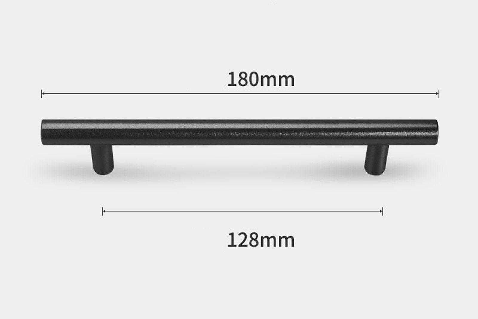 Modern Simple Black Wardrobe Door Handle Black Handle Etsy