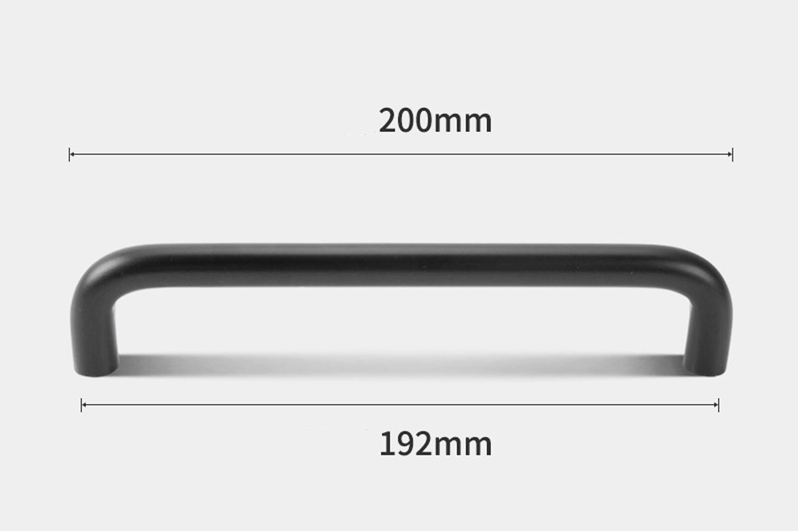 Modern Simple Black Wardrobe Door Handle Black Handle Etsy