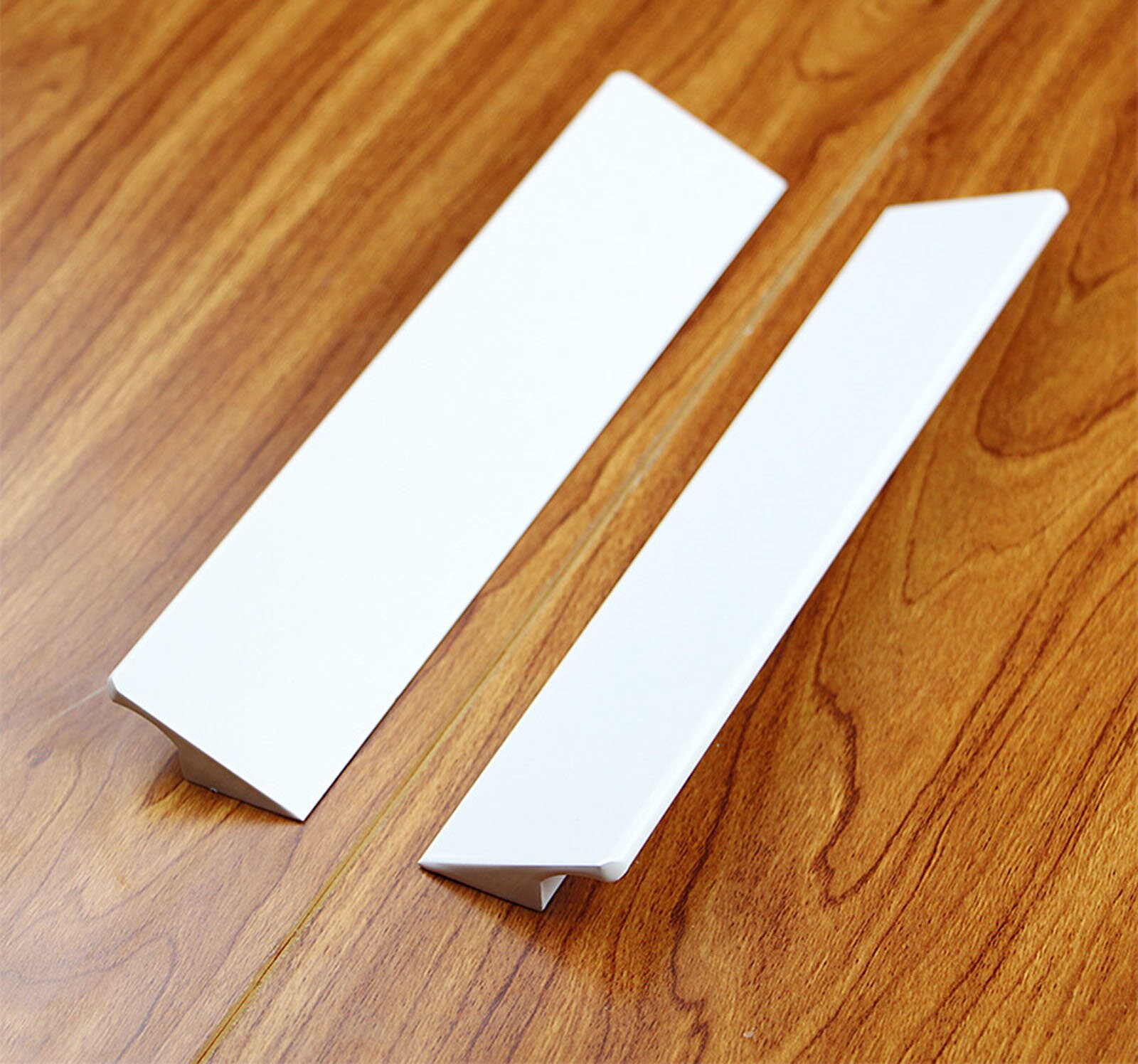 Aluminium alloy Modern Simple Cabinet Wardrobe Door Handle white Widened Paperback Drawer Slope Handle A28
