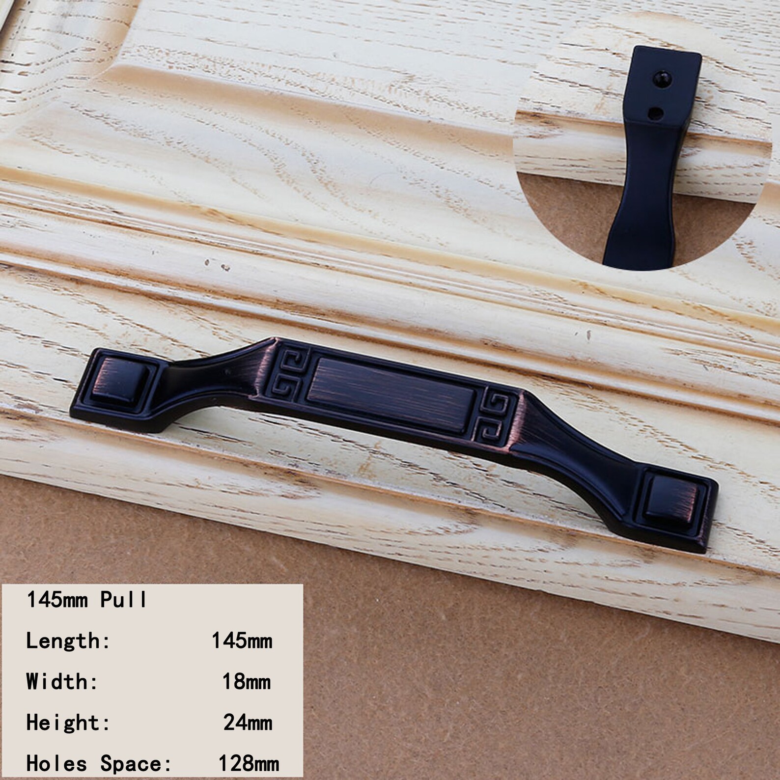 Retro Chinese Handle Handle Drawer Simple Etsy