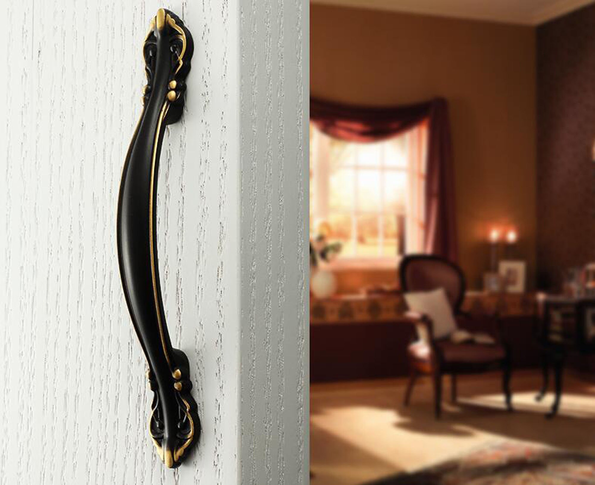 Copper Handles European Antique Pure Copper Door Handles Etsy