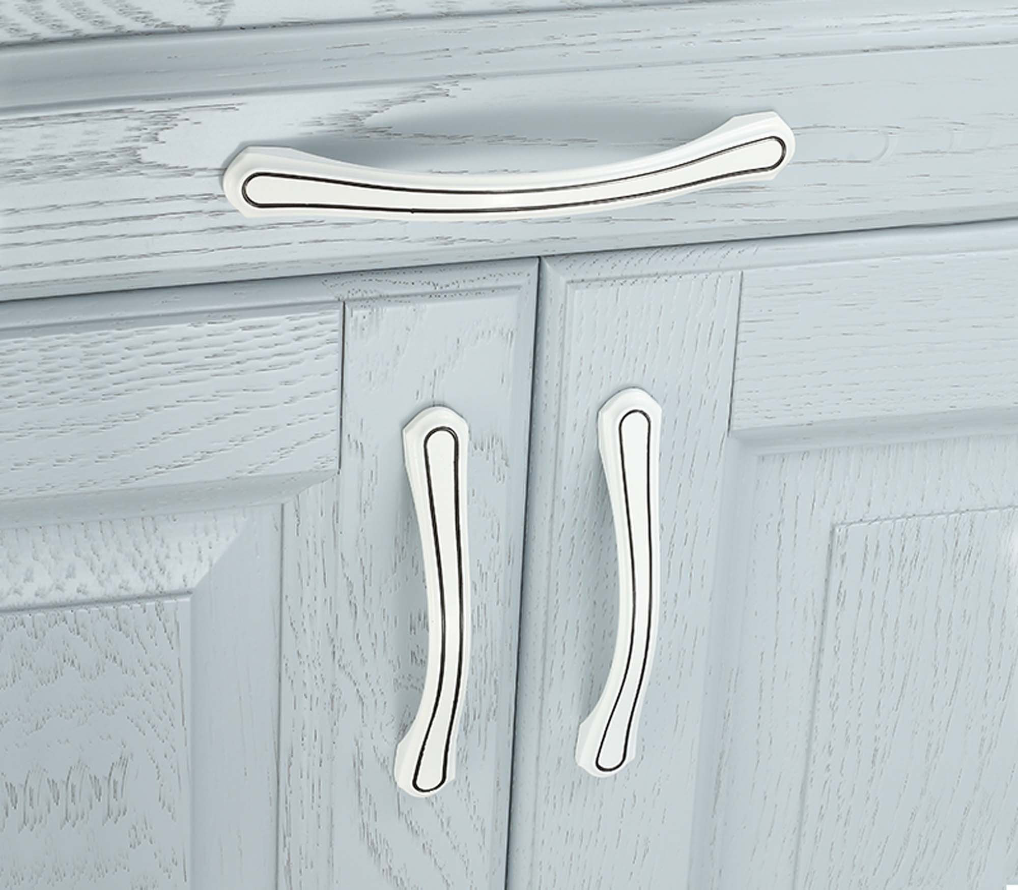 White wardrobe door handle modern minimalist door Etsy