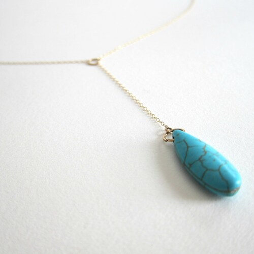 Hanging Teardrop Necklace