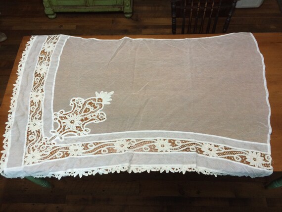 Beautiful Antique Victorian Handmade Vintage Battenburg Lace Etsy