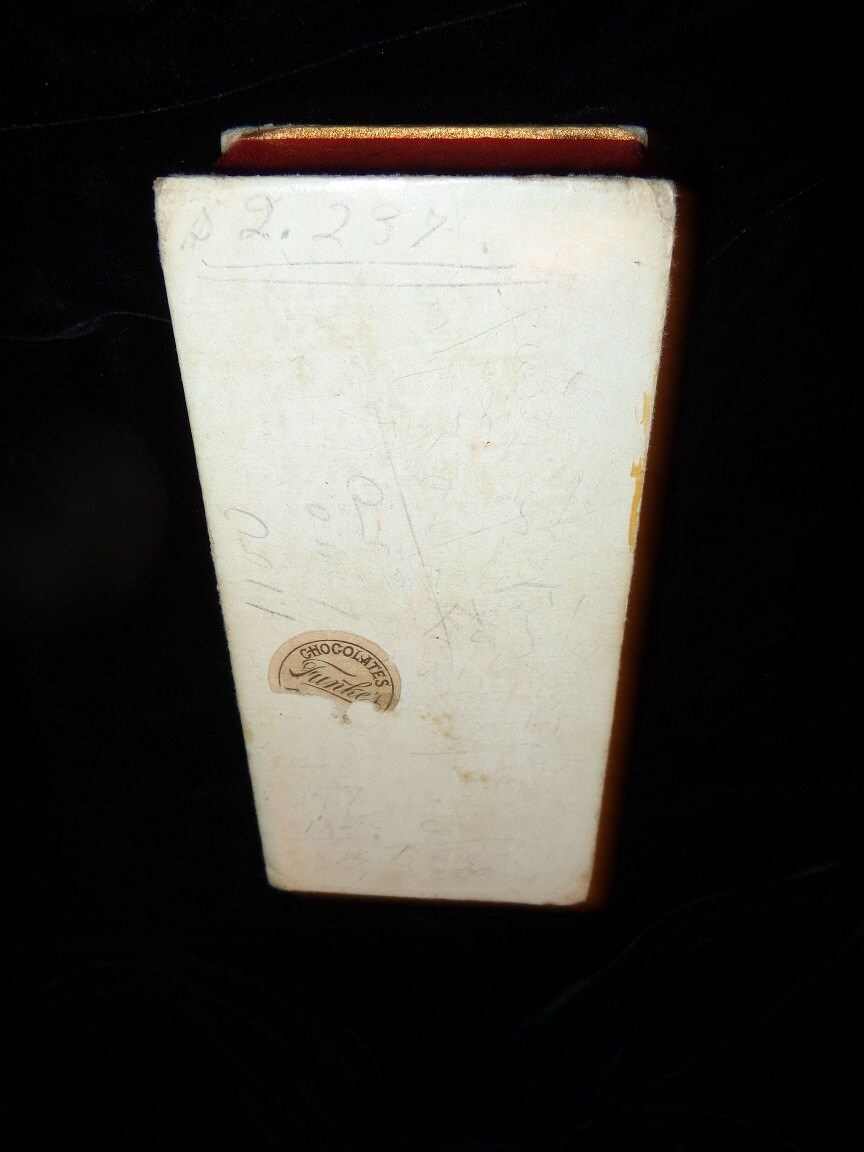 RESERVED FOR PATRICIA Rare Victorian Paper Candy Box with Horse