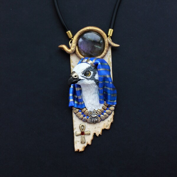 Egyptian mythology art jewelry ~ Ra necklace ~ Egypt Ra jewelry ~ Exclusive design jewelry by JL