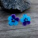 Sue M reviewed BUY 2 PAIRS - GET 3. Floral jewelry - Polymer clay earrings - Pansies stud earrings - polymer clay multicolor flowers - Mother's Day gift