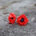 clhenderson99 reviewed Red Earrings - Poppy Earrings - Stud Earrings - Minimalist Earrings - Flower Earrings - Cold Porcelain Stud - Jewelrylimanska Earrings