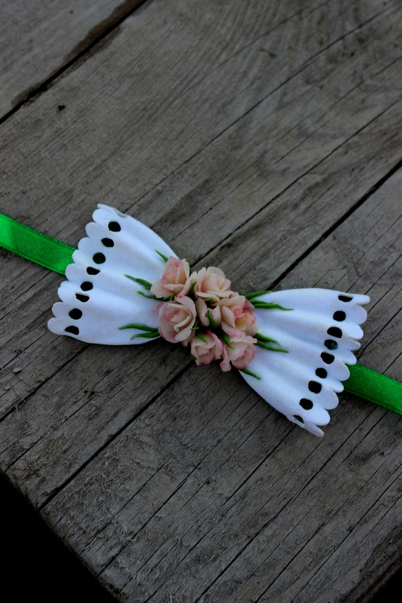 Polymer clay Bow Tie for women butterfly bow tie in solid Etsy