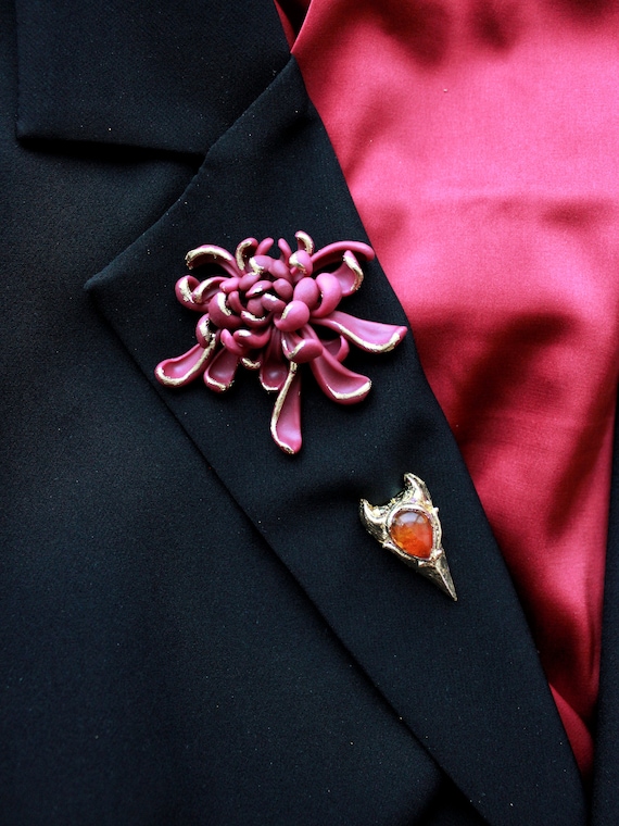 Chrysanthemum brooch sale
