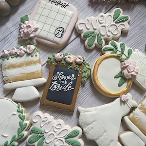 Bridal shower cookies