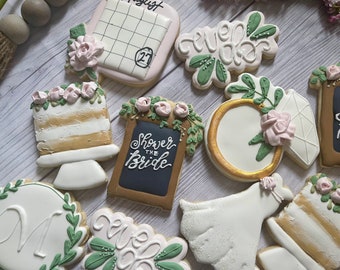 Bridal shower cookies