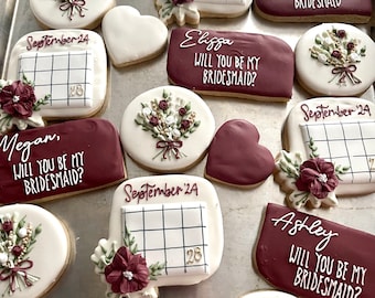 Bridesmaids cookies