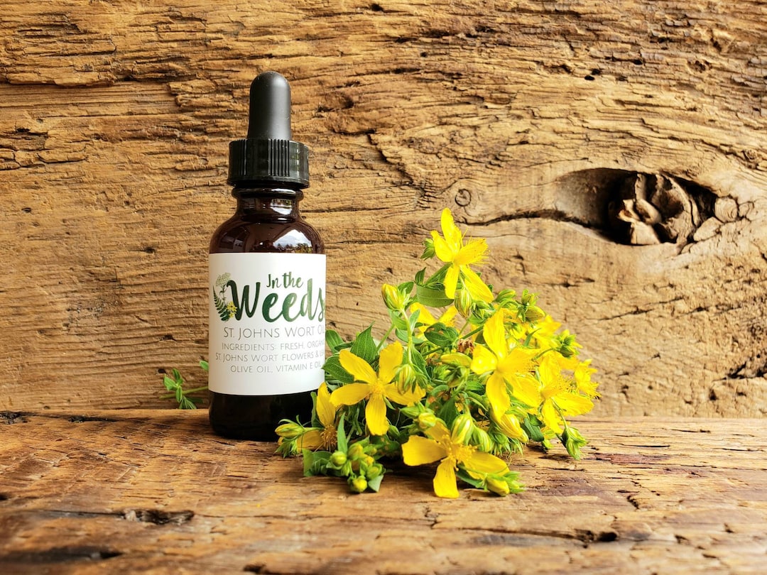 St Johns Wort Nerve Pain Sunburn Nerve Repair Hand Etsy