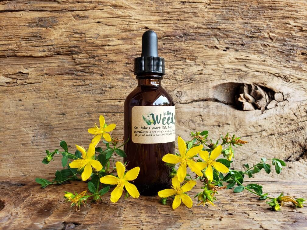 St Johns Wort Nerve Pain Sunburn Nerve Repair Hand Etsy