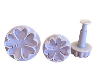Flower Plunger Cutter Set | Fondant & Cookie Floral Decor