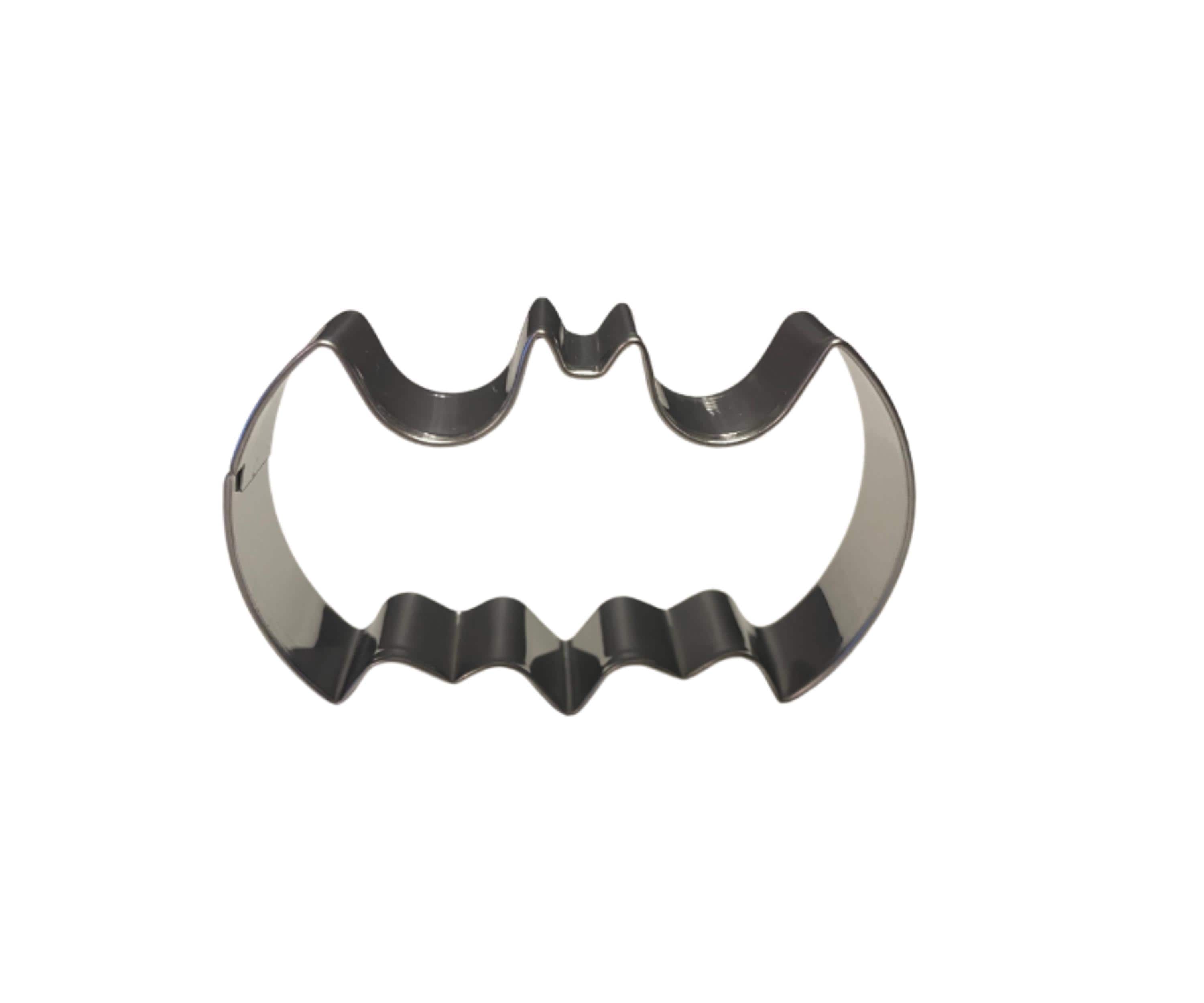 Bat Cookie Cutter - Stainless Steel, Halloween Baking (8x5cm)