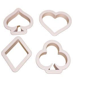 Poker Card Suit Cookie Cutter Set - Casino Theme Baking