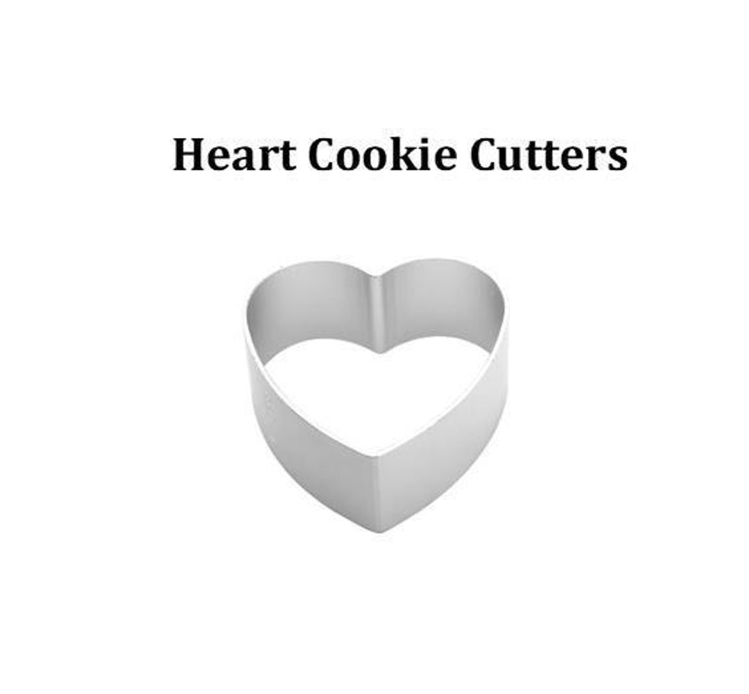 Small Heart Shaped Cookie Cutter for Valentines Cookie Cupcake Cake