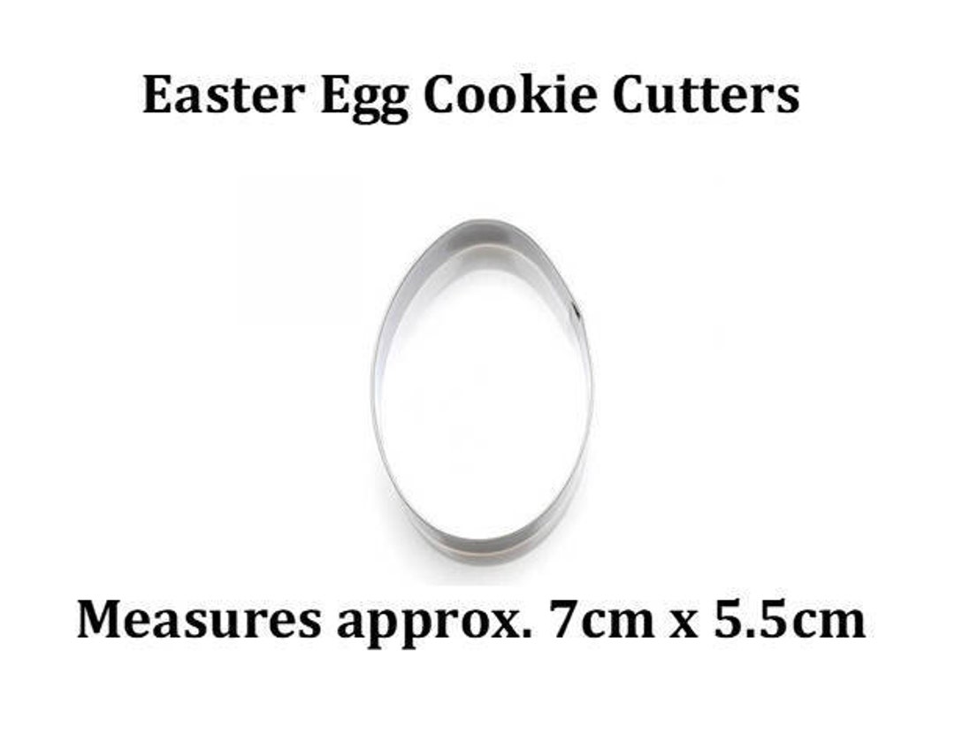 Egg Cookie Cutter for Fondant Icing Cake Cupcakes Biscuit Decorating Etsy