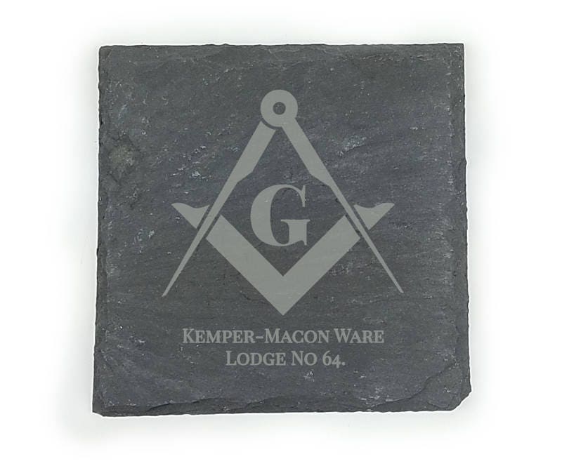 Personalized Square Slate CoastersSet of 4