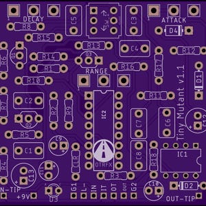 Tiny Mutant PCB - Construisez votre propre pédale de filtre d'enveloppe Mutron Micro V modifiée !