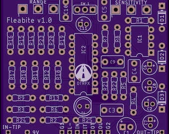 Fleabite PCB - Build your own modded FX-25 Envelope Filter pedal!