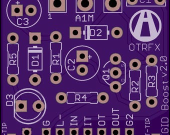 RigidBoost PCB - Build your own NO-CRACKLE Super Hard-On Boost Pedal!