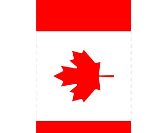 CANADA Flag - Ready-To-Print Guitar Effects Pedal Artwork