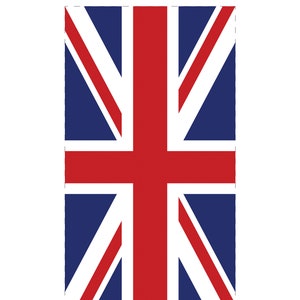 UK Flag (Union Jack) - Ready-To-Print Guitar Effects Pedal Artwork