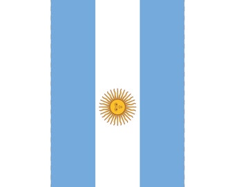 ARGENTINA Flag - Ready-To-Print Guitar Effects Pedal Artwork