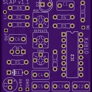 Slap PCB - Construisez votre propre pédale d'écho slapback !