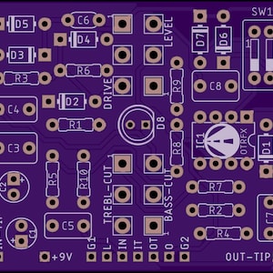 Carte PCB SlimTim - Créez votre propre pédale Timmy Overdrive ! image 1