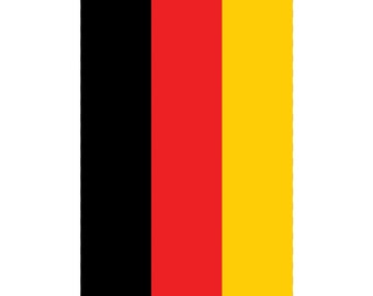 GERMANY Flag - Ready-To-Print Guitar Effects Pedal Artwork