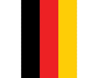 GERMANY Flag - Ready-To-Print Guitar Effects Pedal Artwork