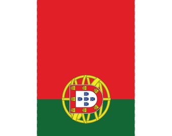 PORTUGAL Flag - Ready-To-Print Guitar Effects Pedal Artwork