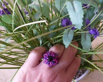 Tatted 3-D ring visual tatting pattern and tutorial, Gift for Her, AlenAleaDesign patterns, shuttle tatting, PDF digital instant download