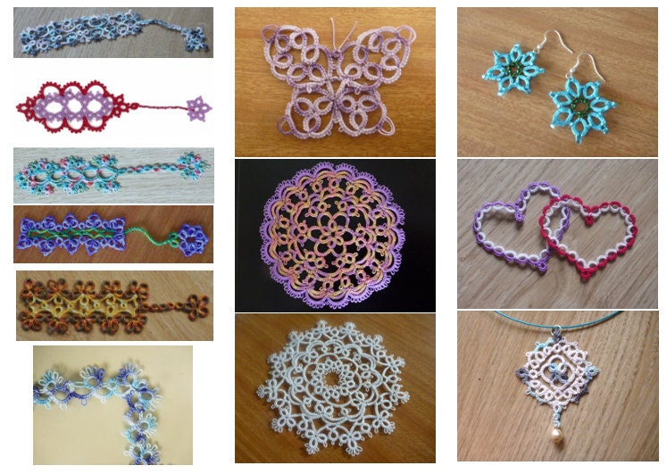 Day 2 of learning how to do shuttle tatting : r/tatting
